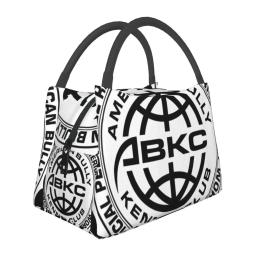 ABKC-American Bully Kennel Club Saco de isolamento portátil para refrigerador, comida térmica, Office Pink Container - Image 1