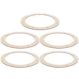 Anéis De Grinalda Floral Redonda Círculo De Madeira De Hoop, Guirlandas DIY Artesanato, Ferramentas para Casamento, Decorações De Natal - Image 1