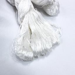 100% fio de seda bordado à mão, linha de bordar, ponto cruz, 400m, preto, branco, 4, cores puras, 1pcs - Image 4