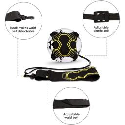 Football Kick Trainer Soccer Training Aids, Throw Sole Equipamento de Prática para Crianças com Cinto Ajustável, Corda Elástica, 2 Pcs, 4 Pcs, 6Pcs - Image 3