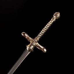 Coleção de Espadas Miniatura Arya Stark, Modelo de Arma Metálica, Rapieira de Agulha Reta Fina, Artesanato Decorativo de Tronos, 21cm - Image 4