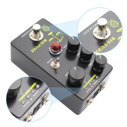 MOSKY-Pedal de efeito Big Fuzz, guitarra elétrica Distortion, Fuzz Booster, 4 Mode Knob - Image 6