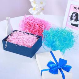 Confetti de papel desfiado multicolor, Raffia, enchimento de caixa de presente DIY, festa de casamento, decoração festiva, 500g, 1kg - Image 2
