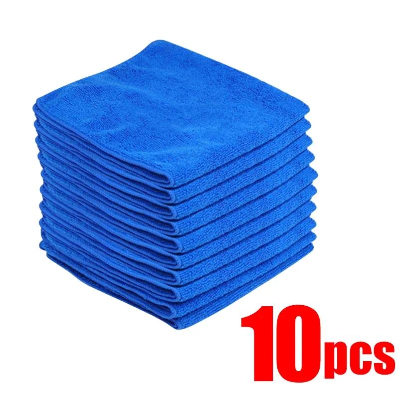 Lavagem De Carro Toalhas De Microfibra, Pano De Secagem, Panos De Limpeza Doméstica, Auto Detalhamento, Pano De Polimento, Home Clean Tools, 1-20Pcs - Image 1