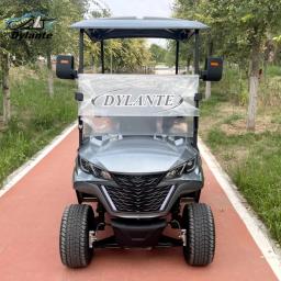 Design de luxo 2/4/6 assento carrinho de golfe casa elevador lítio carrinho de caça de golfe 48v/72v multi-purpose carro caça carrinho de golfe elétrico - Image 2