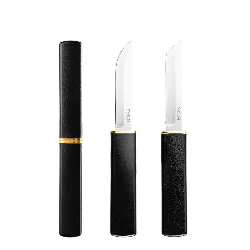 Aço inoxidável duplo utilitário faca, 2-em-1, ao ar livre, pesca, camping, paring, cortador de churrasco - Image 1