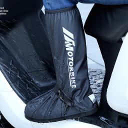 Impermeável ciclismo sapato cobre, tubo alto, ao ar livre, chuva, antiderrapante, motocicleta serviço de bolso, caminhadas sapatos, pesca, vadear, jogar água - Image 2
