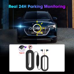 Jansite-Power Box Tipo-C Interface Hard Wire Kit, carregador de carro, Power Inverter, conversor, adaptador para Dash Cam, DVR Recorder Register - Image 2