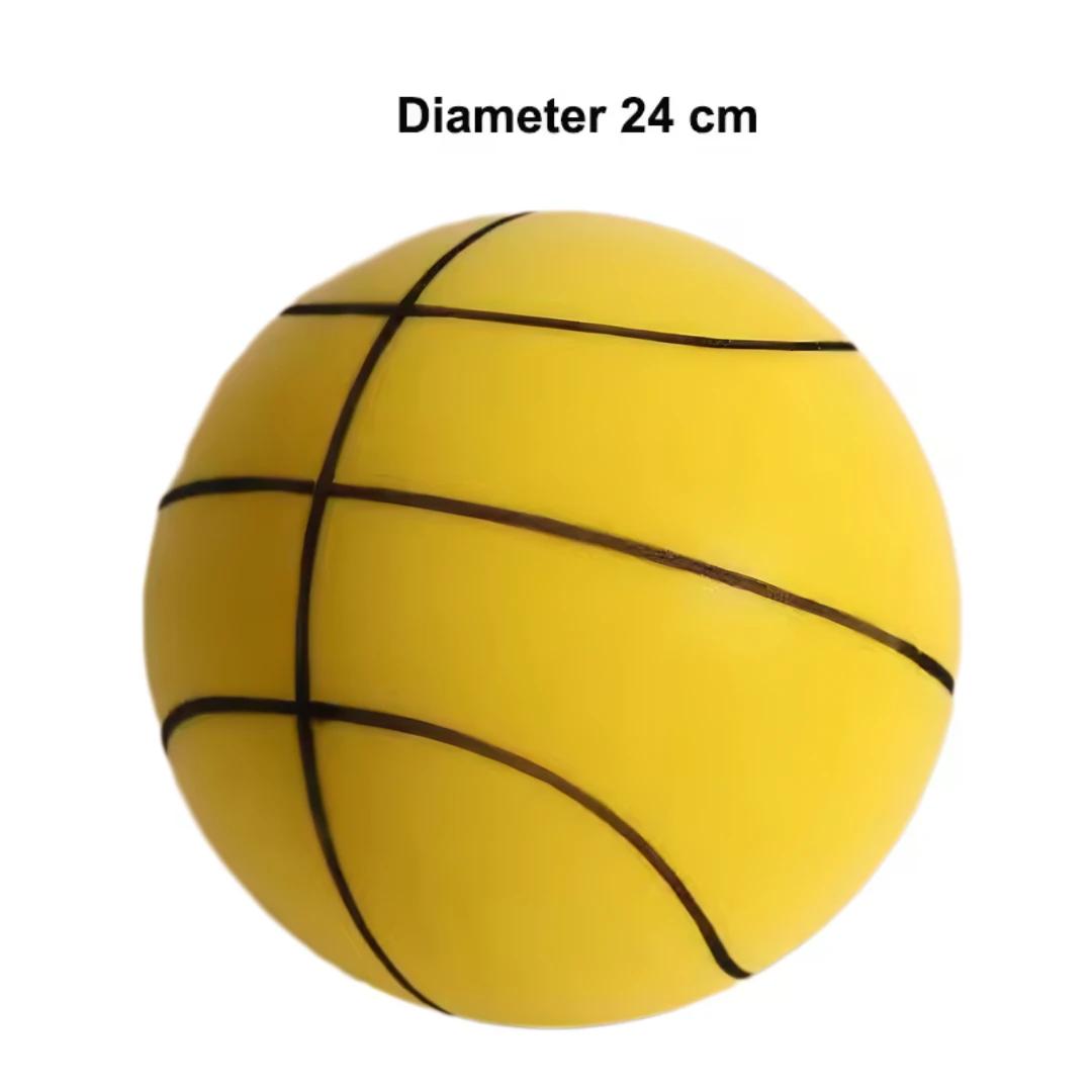 Bola de Basquete Silenciosa PU Macia Alta Densidade Infantil