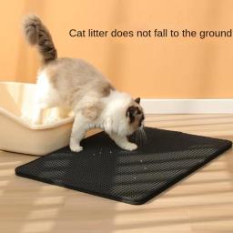 EVA-Double Layer Cat Litter Pad, impermeável, antiderrapante, filtro de areia, gatinho, cão, lavável, fácil limpeza, acessórios para animais - Image 4