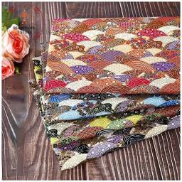 Tecidos africanos estampados para hanfu, material artesanal hanfu, tecido 100% algodão para vestido, quimono japonês bronzizado, pano DIY, 145x50cm - Image 4