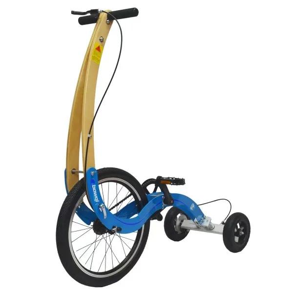 Bicicleta Ergométrica Dobrável Portátil de 20 Polegadas Sem Assento para Treino Esportivo