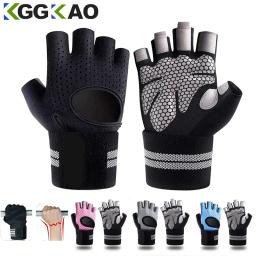 Luvas de halterofilismo com suporte de pulso para exercícios pesados, musculação, ginástica, fitness, handschuhe treino, crossfit - Image 1