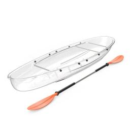 Caiaques de barco claro caiaque para esportes aquáticos, barco de cristal transparente com luz LED, quatro estações, venda quente, atacado barato - Image 5