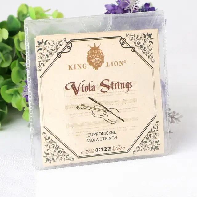 Cordas de Aço Alloy King Lion V122 A-D-G-C para Viola - Peças e Acessórios Completo