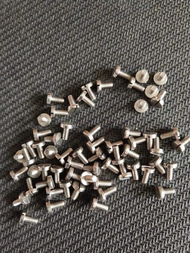 Conjunto de 100 Parafusos para Manutenção de Saxofones e Instrumentos de Sopro