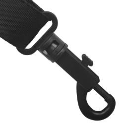 Alça de ombro saxphone com fivela plástica, acessórios para instrumentos, sax, preto e cinza, veludo, comprimento ajustável - Image 5