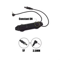 Tático Iluminado Pressão Remoto, Interruptor de Função Dupla, Adequado para PEQ-15, DBAL-A2, M300, M600, Arma Lanterna - Image 3