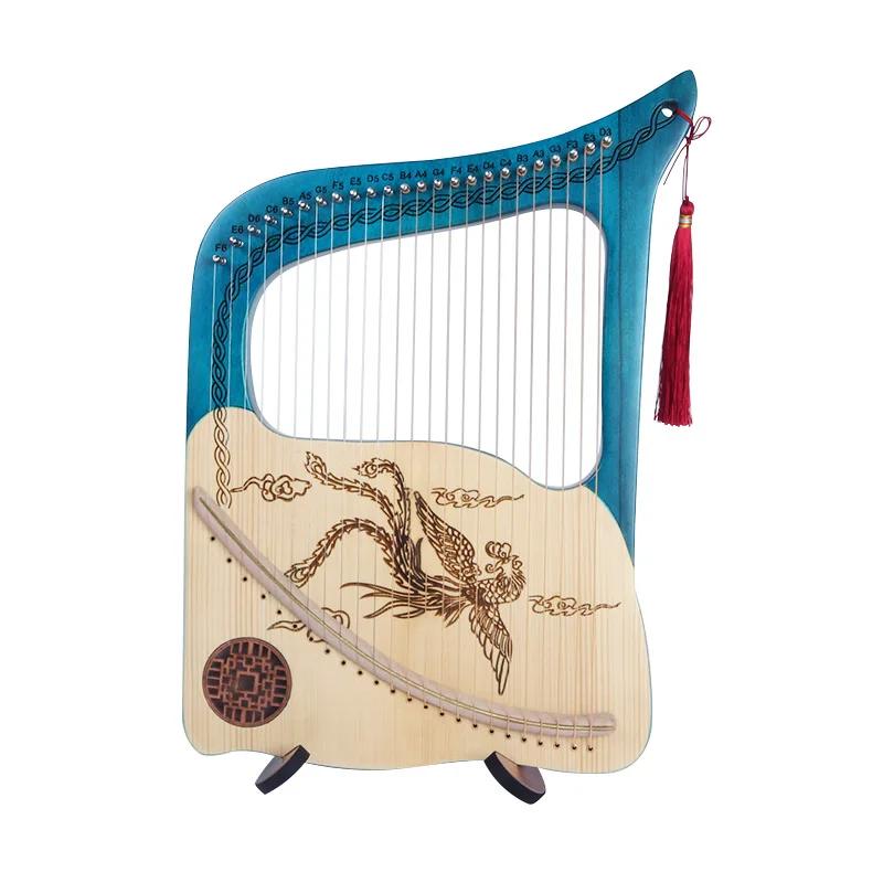Instrumento Musical de Harpa Pequena para Crianças, 24 Cordas, Fácil de Aprender, Mini Lira, Música, Profissional, Nicho, Acessórios - Image 1