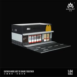 MoreArt-restaurante iluminação versão de um modelo cena, estacionamento para exibição, presentes, coleção, 1:64 - Image 4