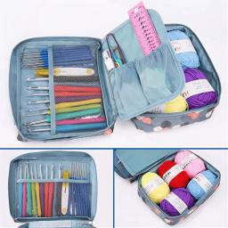 Crochet Hooks Kit com Case para Iniciantes, Agulhas de Crochet Colorido, Fio de Tecer, Alça Ergonômica para Iniciantes, 67Pcs - Image 5