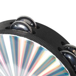 SLADE 8 Polegadas Tambourine Handbell Double Row Jingles Painel de Luz Colorida Crianças Música Iluminação Percussão Brinquedos Presentes - Image 6