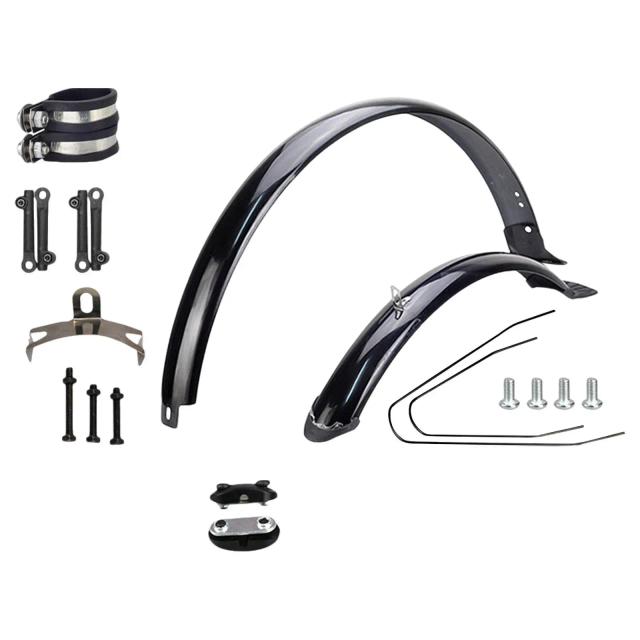 Pára-lamas Universal para Bicicleta Dianteiro e Traseiro, Acessórios de Substituição para MTB e Bicicletas de Estrada, Compatível com 24, 26 e 29 Polegadas