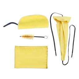 Kit de cuidados de limpeza de saxofone, conjunto de 3 peças de pano de limpeza + escova bocal, ferramenta de manutenção de instrumento de sopro - Image 4
