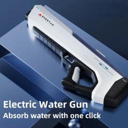 Absorver automaticamente água de alta pressão elétrica pistola água brinquedos para crianças verão ao ar livre piscina luta jogos crianças watergun presente - Image 2