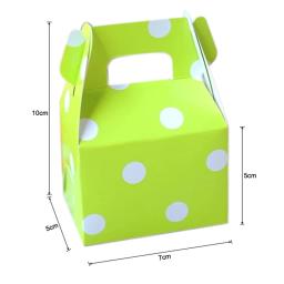 Caixa de embalagem de doces de papel casamento favores bolinhas caixas de festa favor diy suprimentos caixa de presente com alça para presentes 12 pçs - Image 6