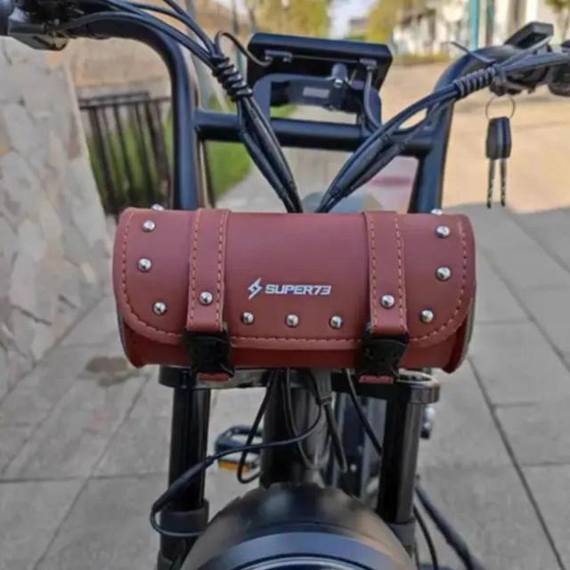 Kit de Bolsa Retro Impermeável para Bicicletas Elétricas Super73 com Acessórios Frente e Traseiro e Pacote Lateral Suspendido
