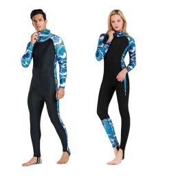 Sbart-roupa de mergulho profissional com manga longa, macacão com capuz, roupa de mergulho de corpo inteiro com zíper, maiô para snorkeling - Image 1