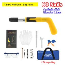 Mini Steel Nail Gun, Manual Power Rivet Gun, Home DIY Wall Fastener, Âncora de parede de teto Dispositivo de entalhamento de fio Ferramentas de aço - Image 2