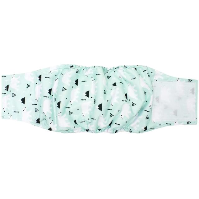 Banda Lavável para Cães Machos com Extensor e Fraldas Absorventes Reutilizáveis Tamanho Médio, 1 Unidade