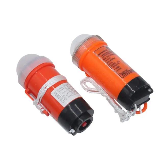 Luz Indicadora de Posição Marinha para Esportes Aquáticos e Segurança em Navegação com Auto-iluminação e Lanterna de Sobrevivência