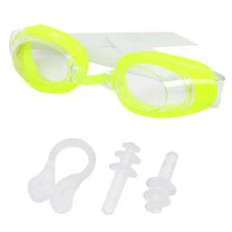 Conjunto óculos natação antiembaçante à prova d'água para adultos mulheres UV para proteção ampla - Image 2