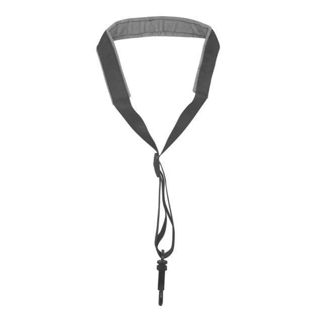 Cinto Acolchoado Ajustável para Saxofone com Gancho e Alça, Compatible com Modelos Alto, Tenor, Soprano e Barítono