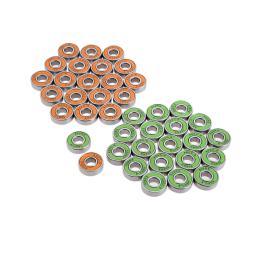 20 pces ABEC-9 rolamentos 8*22*7mm rolamentos de aço de patinação para skates em linha roller patinação scooters rolamento acessórios - Image 1