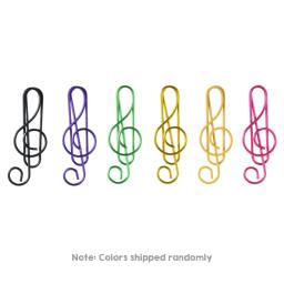 Marcadores de metal multicolor para entusiastas da música, clipes de papel, nota musical bonito, Paperclip, cartão do convite do partido, 30 pcs, 50 pcs, 100pcs - Image 3