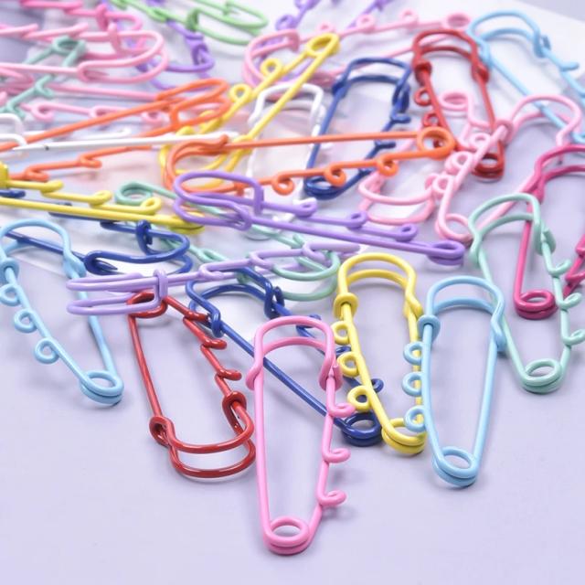 Ganchos de Metal Coloridos para Chaveiro Rotativo - 10 Peças para DIY em Joias e Acessórios