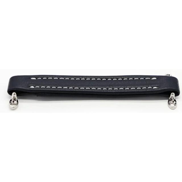 Alça de couro vintage para amplificador de guitarra com parafuso e acabamento premium