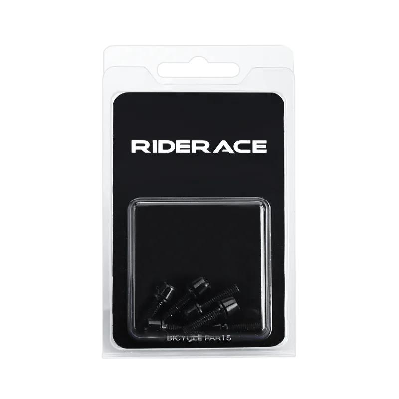 6 pçs/set parafusos do guiador da bicicleta titânio-banhado liga de aço colorido m5 * 18mm mtb guiador da bicicleta haste riser parafuso em parafusos - Image 1