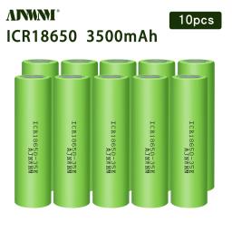 100% original 3.7 v 3500mah 18650 bateria recarregável de lítio para baterias de lanterna para samsung 18650 35e bateria - Image 1