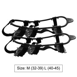 Garras de gelo antiderrapantes para escalada ao ar livre, Grips de neve unissex, Escalada Chain Crampon, Spike Shoe Covers, 24 dentes, inverno - Image 6