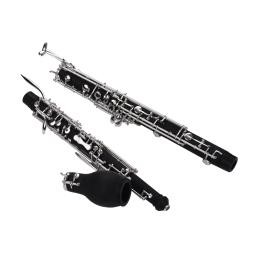 Profissional Inglês Horn Alto Oboé, F Key, corpo de madeira sintética, prateado Chaves, instrumento de sopro com luvas Reed, estojo de transporte - Image 6