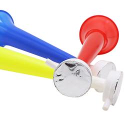 Plástico trompete cheer chifres para crianças, acessórios cheerleading, para fãs de futebol, 1pc - Image 2