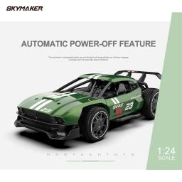 Sulong-Metal RC Carro Brinquedos para Meninos, 1:24, 2.4G, Alta Velocidade, Controle Remoto, Mini Modelo de Escala, Veículo Elétrico, Presente - Image 5