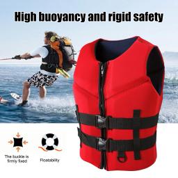 Terno de sobrevivência de flutuabilidade adulto Neoprene ajustável, Casaco salva-vidas para esportes aquáticos, Quente, Resistente ao desgaste, Macio, Seguro para nadar pesca marítima - Image 4