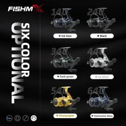 FishMX CB140-640 Carretel de pesca giratório Carretel de pesca de carpa de água salgada Relação de velocidade de freio dianteiro e traseiro 5.2:1 - Image 6