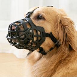 Silicone anti-morder focinho do cão, máscara de boca respirável para médio e grande cão, acessórios seguros, suprimentos ao ar livre confortável - Image 1